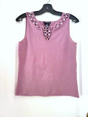 STUDIO PETITES KNIT TANK TOP